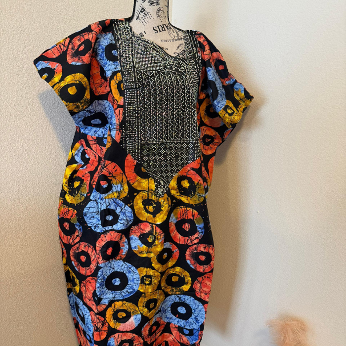 Stoned Ankara Gown